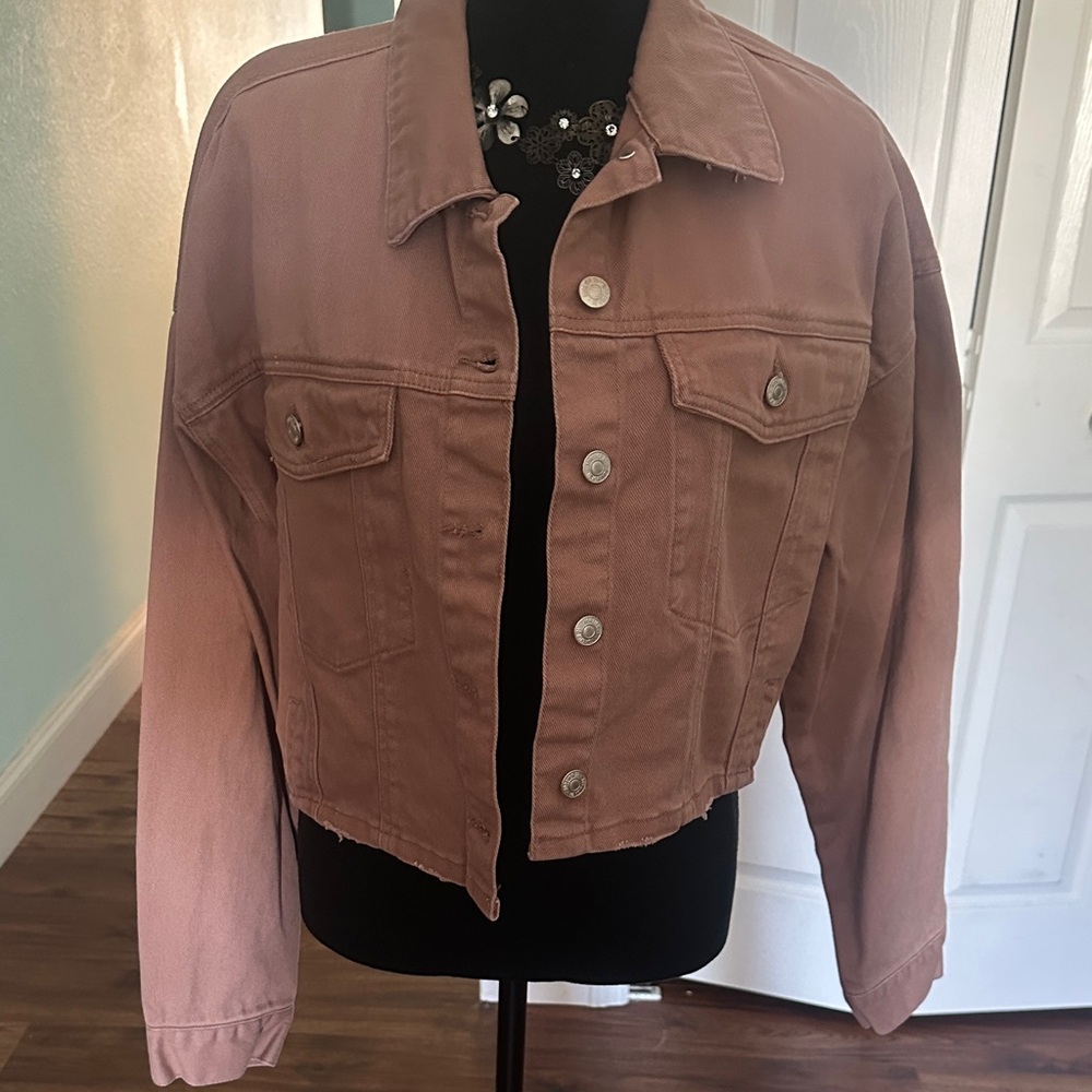 Forever 21 Mauve Jean Jacket